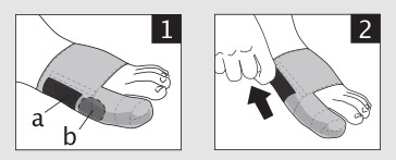 Mise en place orthese corrective hallux valgus epithelium flex 02 epitact sport